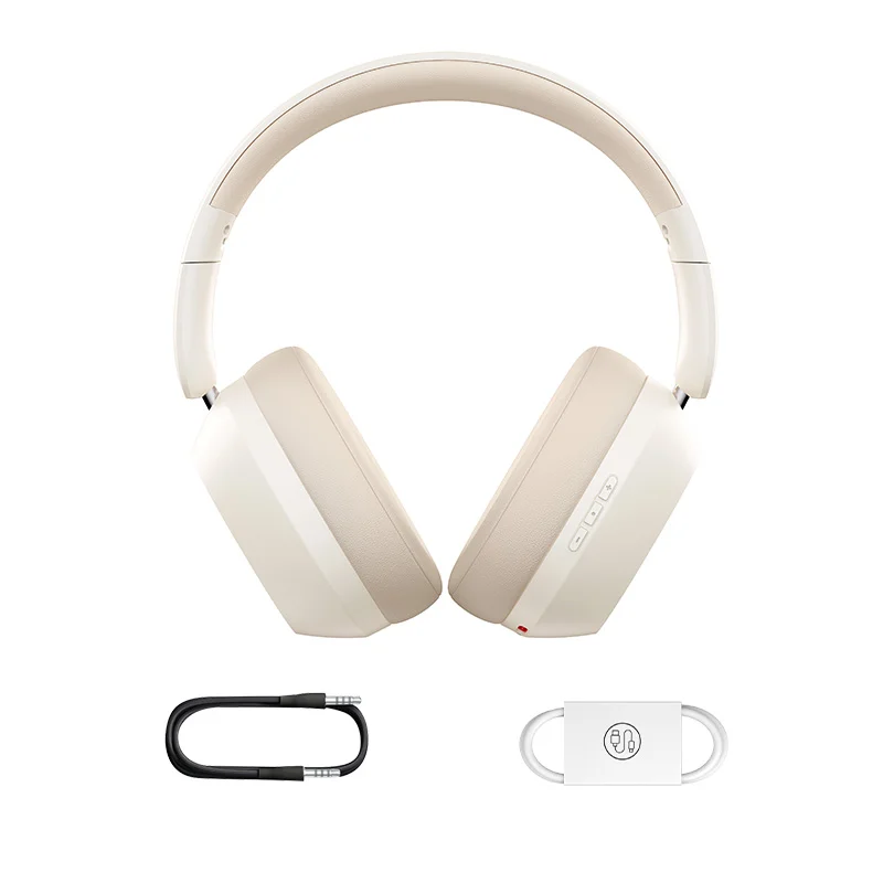 Baseus Bass 35 Max Wireless Headphones - Stellar White - Image 3