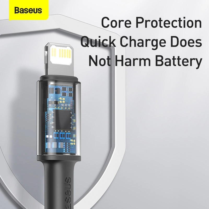 Baseus High Density Braided Fast Charging Data Cable Type-C to IP PD 20W - Image 12