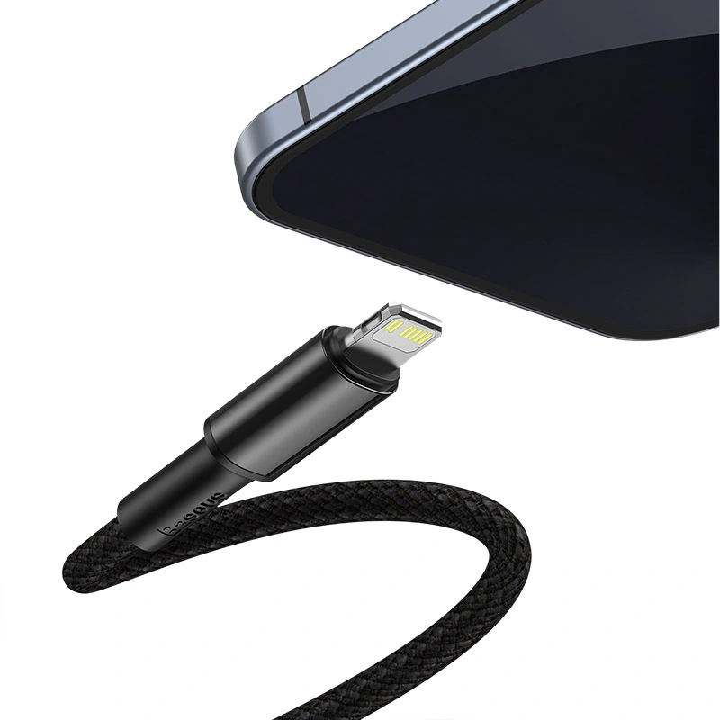 Baseus High Density Braided Fast Charging Data Cable Type-C to IP PD 20W - Image 5