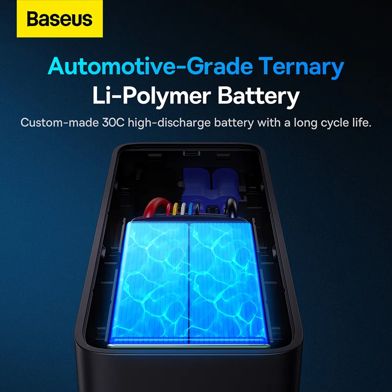 Baseus Super Energy Alpha Series Jump Starter 600A Cosmic Black - Image 7