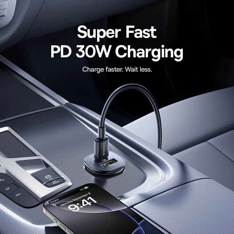 Baseus GoTrip DP1 Car Charger C+U 30W - Image 11