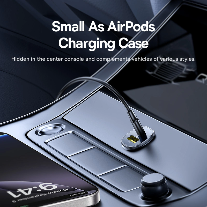 Baseus GoTrip DP1 Car Charger C+U 30W - Image 7