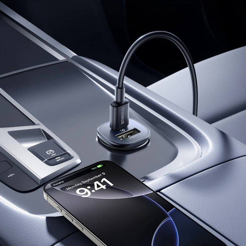 Baseus GoTrip DP1 Car Charger C+U 30W - Image 2