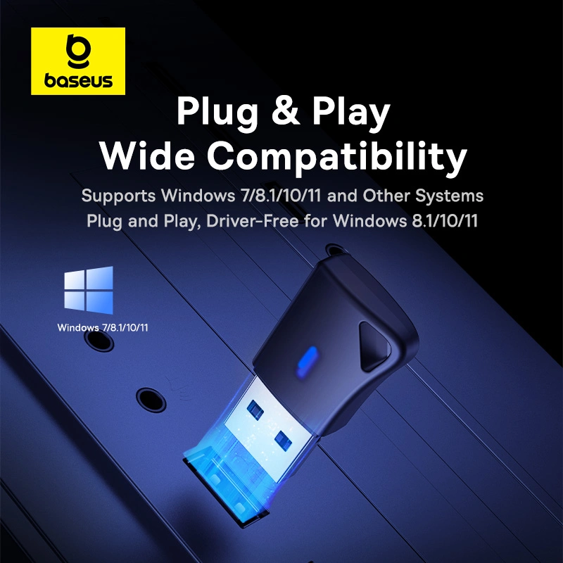 Baseus Wireless Adapter BA04 Black Bluetooth 5.1 Version - Image 9