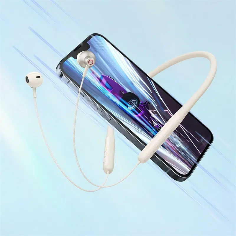 Baseus Bowie P1 Neckband Wireless Earphones Stellar White - Image 6