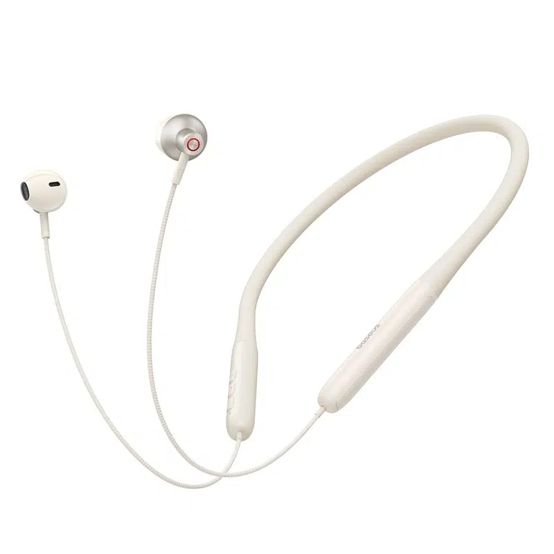 Baseus Bowie P1 Neckband Wireless Earphones Stellar White - Image 4