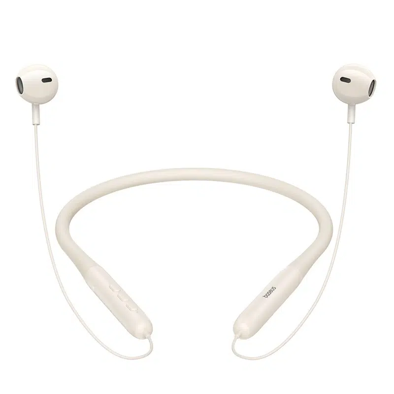 Baseus Bowie P1 Neckband Wireless Earphones Stellar White - Image 2