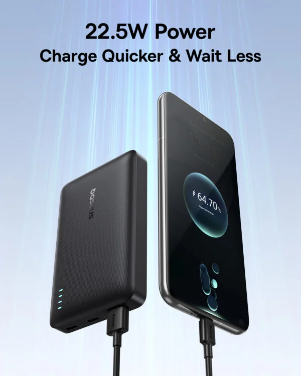 Baseus EnerFill FP21 Power Bank 10000mAh 22.5W Cmic Black - Image 8