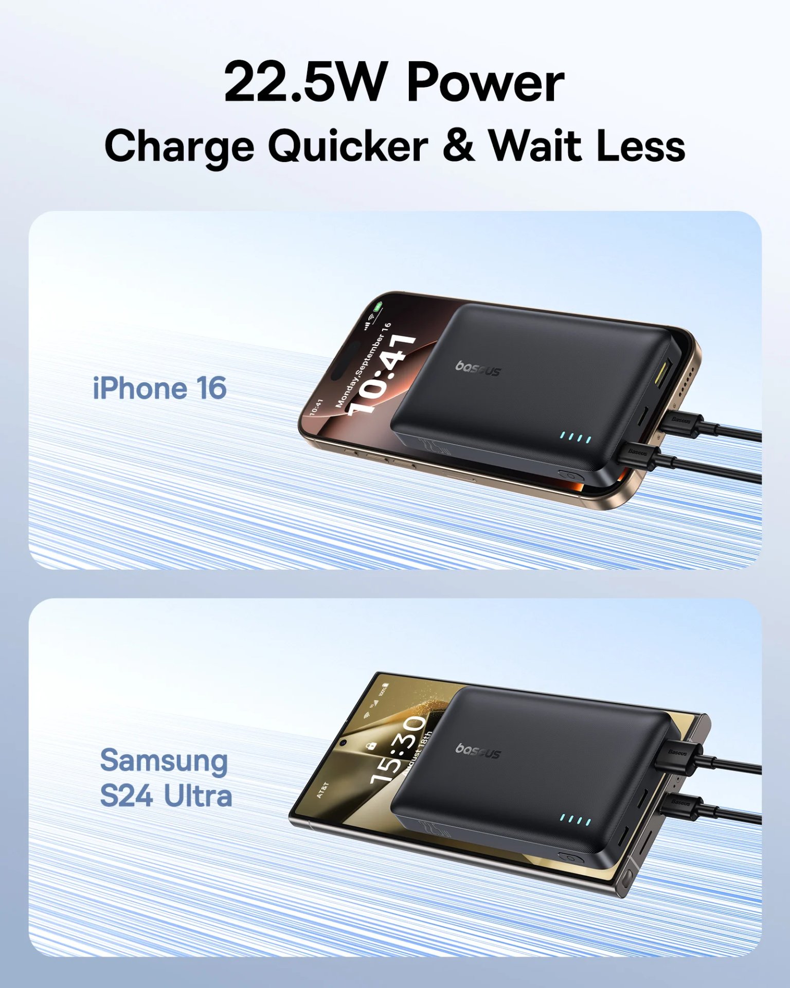 Baseus EnerFill FP21 Power Bank 10000mAh 22.5W Cmic Black - Image 7
