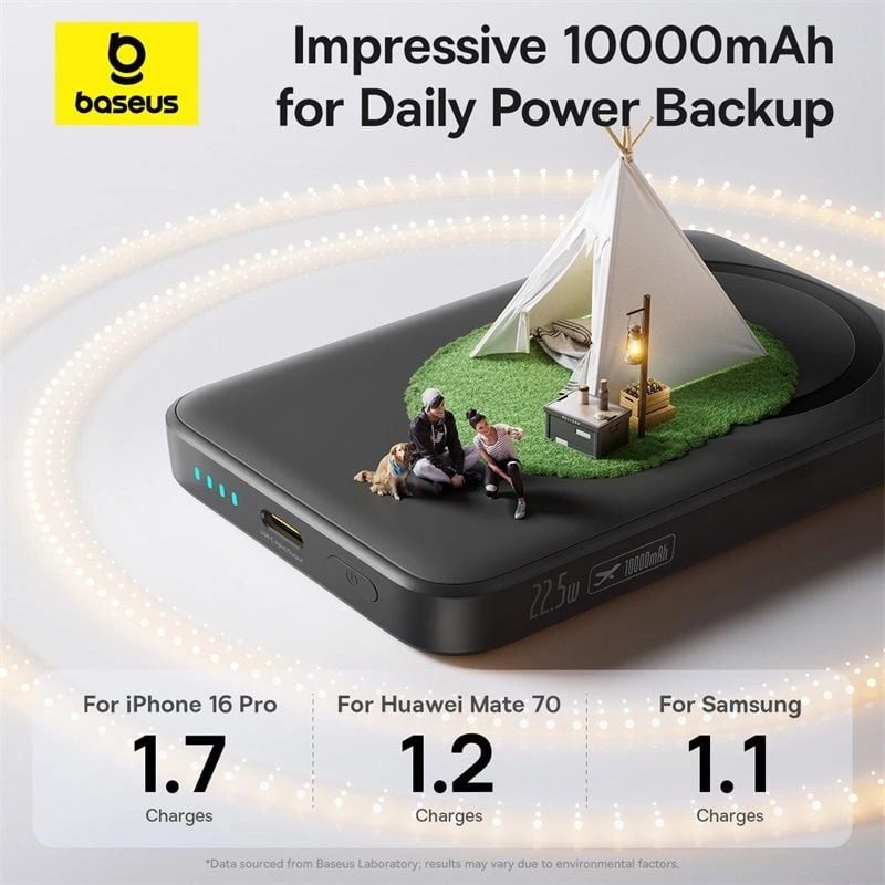 Baseus EnerFill FM11 Ultra-Mini Magnetic Power Bank 10000mAh 22.5W - Image 7