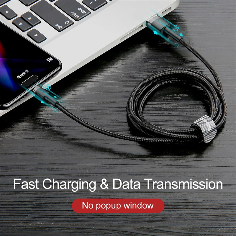 Baseus cafule Cable USB For Type-C 3A 1M Gray+Black - Image 12